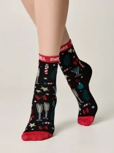 176958 Носки женские CN NEW YEAR 23С-46СП 554