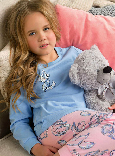 142992 GNJP3003 пижама для девочек 