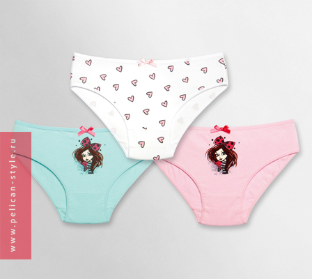 135610 GUN458 трусы для девочек