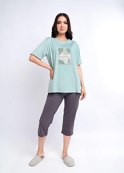 Комплект футболка + бриджи для женщин Clever 173212