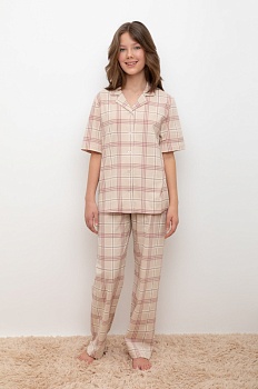 Пижама рубашка + брюки для девочек CUBBY 179225