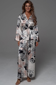 Пижама жакет + брюки для женщин Mia-Аmore 185438