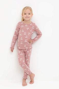 Пижама джемпер + брюки для девочек CROCKID 185108