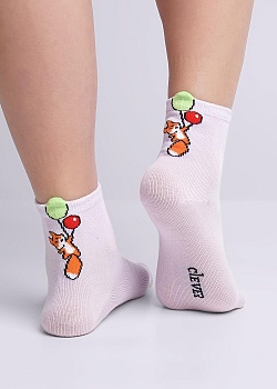 Носки цветные для девочек Clever 176265