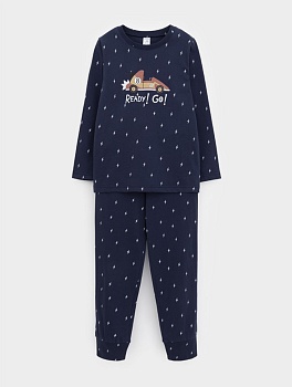 Пижама джемпер + брюки для мальчиков CROCKID 185110