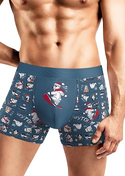 Трусы шорты Новый год для мужчин Clever 177132