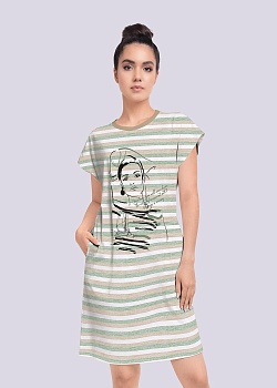 Платье с коротким рукавом для женщин Clever 176409