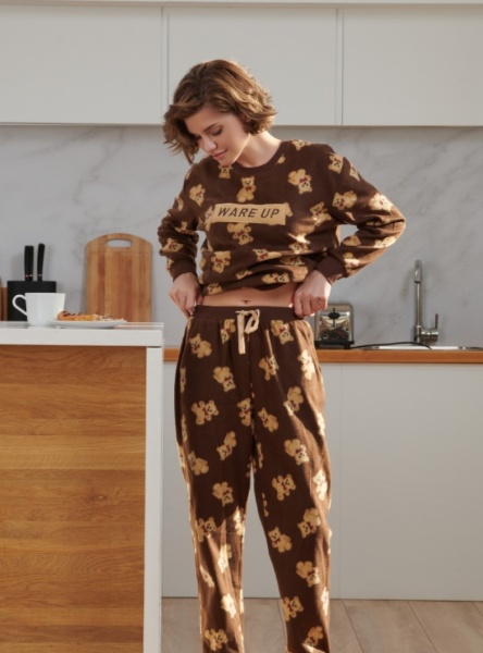 172967 Пижама INDEFINI (д.рук+бр) TCC2168 (1)