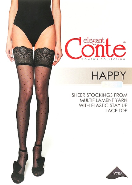 167307 Чулки Conte HAPPY