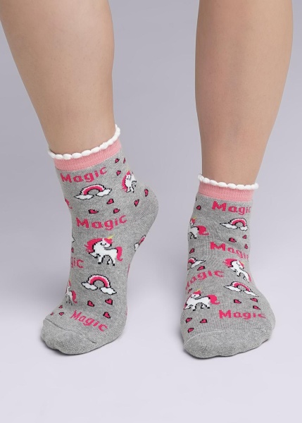 176925 Носки дет. дев плюш CLE С241П 16-18,18-20