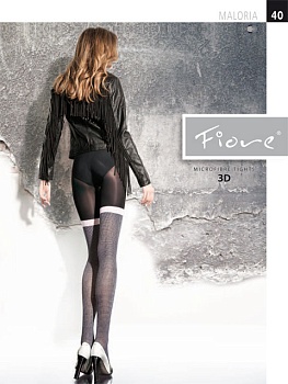 Колготки фантазийные имитация чулок для женщин Fiore 144032