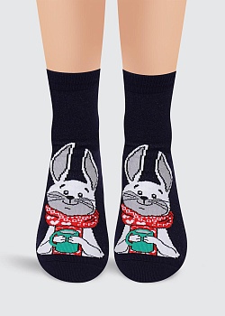 Носки цветные Новый год для девочек и мальчиков Clever 172787