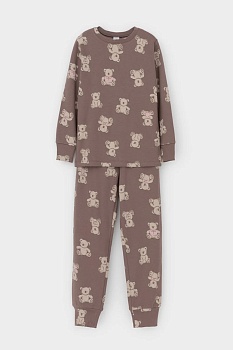 Пижама джемпер + брюки для девочек и мальчиков CROCKID 172951