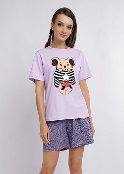 Комплект футболка + шорты для женщин Clever 173343