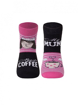 Носки цветные для девочек CONTE-KIDS 149306