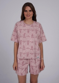 Пижама футболка + шорты для женщин Clever 179661
