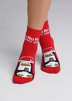 Носки цветные Новый год для женщин Clever 177053