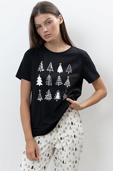 Пижама футболка + брюки для женщин Almando Melado 179591