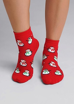 Носки цветные Новый год для девочек и мальчиков Clever 177048