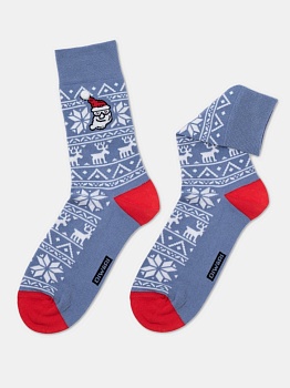 Носки цветные Новый год для мужчин Diwari 176972