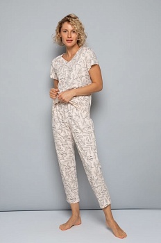 Пижама футболка + брюки для женщин Very Neat 171324