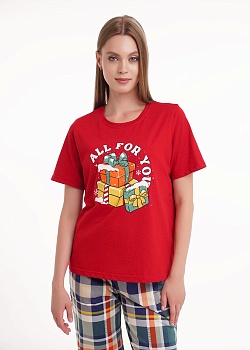 Футболка Новый год для женщин Clever 185181