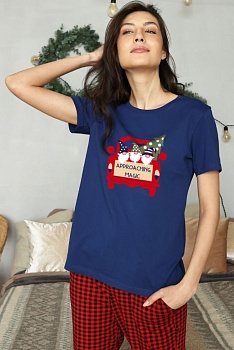 Футболка Новый год для женщин Almando Melado 173099