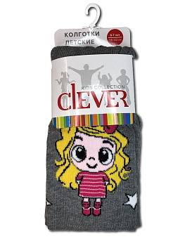 Колготки цветные для девочек Clever 167074