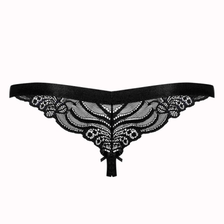 155309 Трусы Os 828 CROTHLESS THONG стринги с вырезом (3)