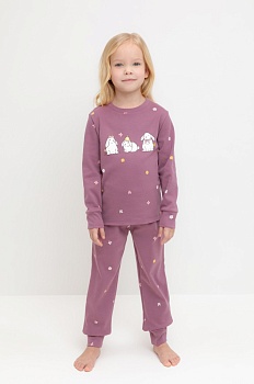 Пижама джемпер + брюки для девочек CROCKID 185114