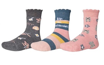 Носки цветные для девочек Cornette 170503