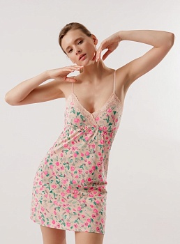 Сорочка с коротким рукавом для женщин Indefini 176476