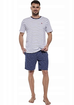 Пижама футболка + шорты для мужчин Cornette 177984