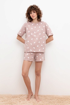 Пижама футболка + шорты для женщин Very Neat 178817