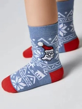Носки цветные Новый год для девочек и мальчиков CONTE-KIDS 176952