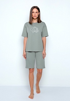Пижама футболка + шорты для женщин Very Neat 173760