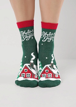 Носки цветные Новый год для женщин Clever 185331