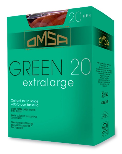 121495 колготки OMSA GREEN