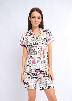 Комплект футболка + шорты для женщин Clever 173476