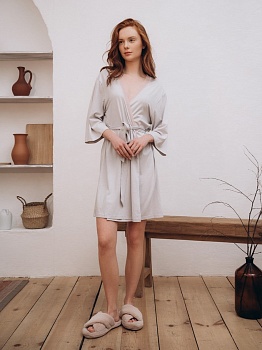 Халат выше колен для женщин Indefini 179827