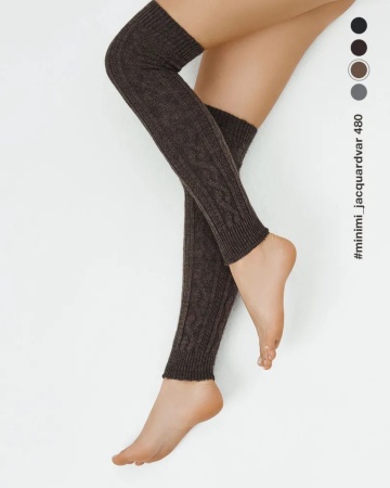 176790 Гетры MINIMI scaldamuscolo JACQUARD VAR.4 480 (косичка) (2)