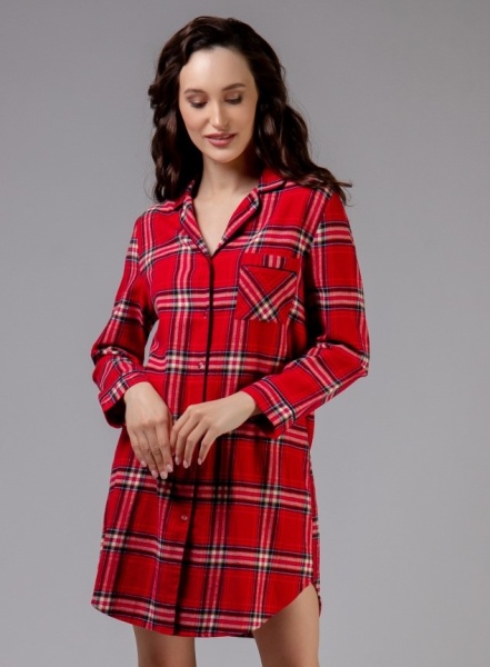 177337 Сорочка (ДЛ.рукав) INDEFINI SCX2286