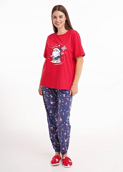 Комплект одежды футболка + брюки для женщин Clever 185412