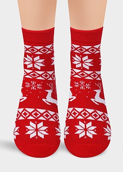 Носки цветные Новый год для девочек и мальчиков Clever 172792