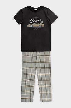 Пижама футболка + брюки для мальчиков CROCKID 180008