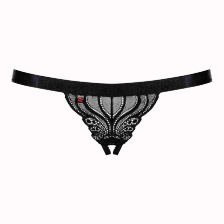 155309 Трусы Os 828 CROTHLESS THONG стринги с вырезом (2)