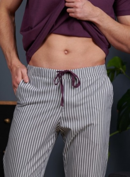 173377 Пижама мужская INDEFINI (футболка+брюки) PBC2016 (2)