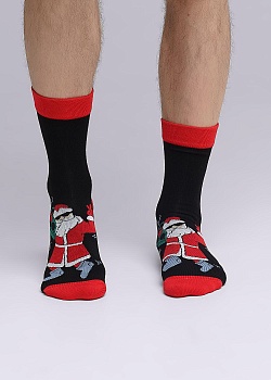 Носки цветные Новый год для мужчин Clever 177073