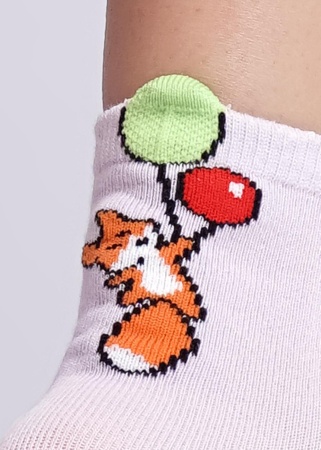 176264 Носки дет. флай 3Д дев CLE С13110 16-18,18-20 (1)