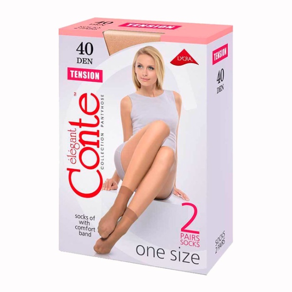 125745 Носки женские CN лайкра 40